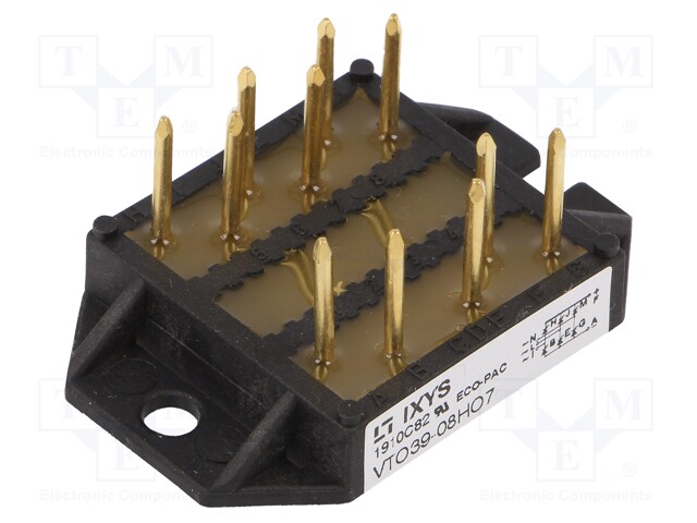 Controlled bridge rectifier; Urmax: 800V; If: 16A; Igt: 25/50mA