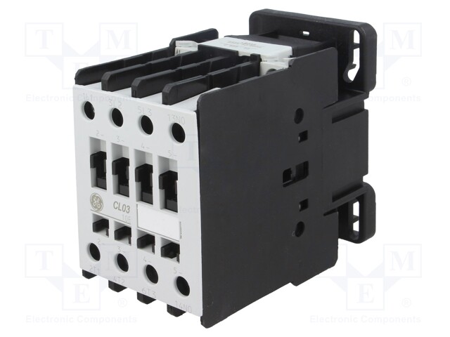 Contactor: 3-pole; NO x3; Auxiliary contacts: NO; 230VAC; 25A; CL