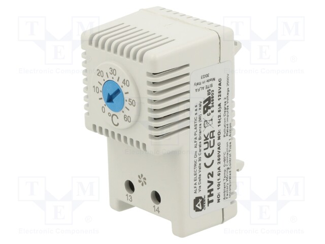 Sensor: thermostat; NO; 10A; 250VAC; screw terminals; 61x34x35mm