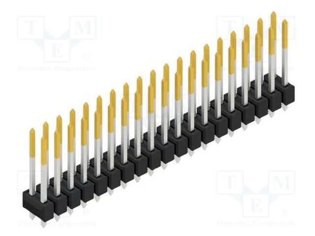 Connector: pin strips; pin header; male; PIN: 38; 2.54mm; THT; 2x19