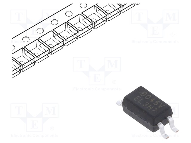 Optocoupler; SMD; Channels: 1; Out: transistor; Uinsul: 3.75kV