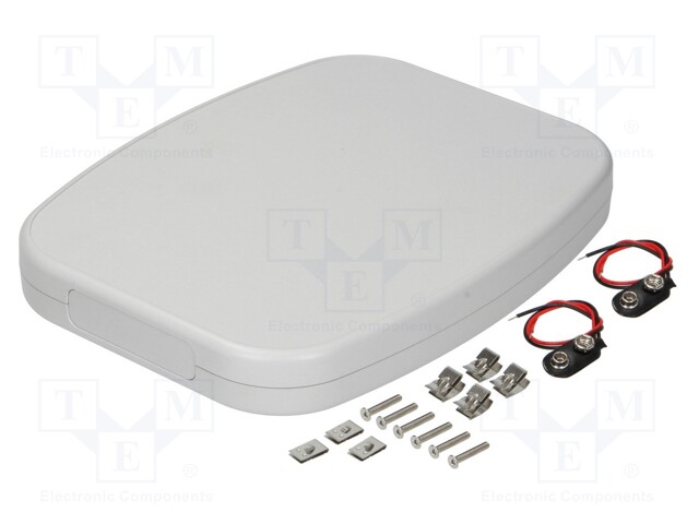 Enclosure: multipurpose; X: 190mm; Y: 240mm; Z: 30mm; 1599TAB; ABS