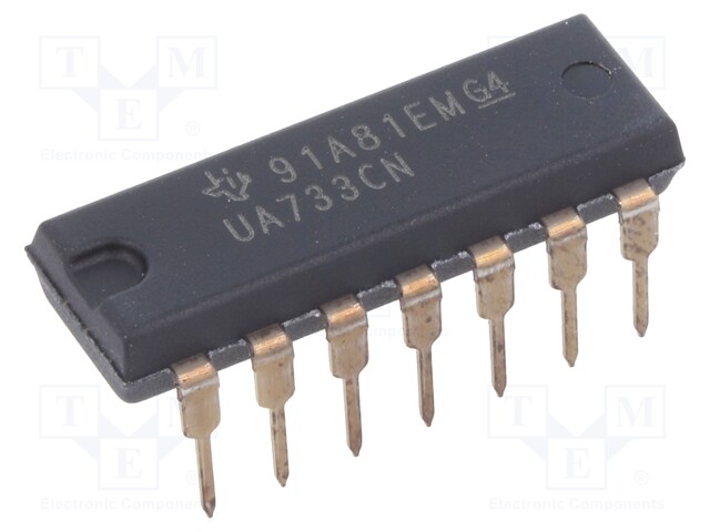 Video amplifier; Features: programmable gain; 6VDC; 2; DIP14