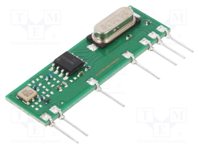 Module: RF; FM receiver; OOK; 868.3MHz; -112dBm; 5VDC; 36x17.7x4mm