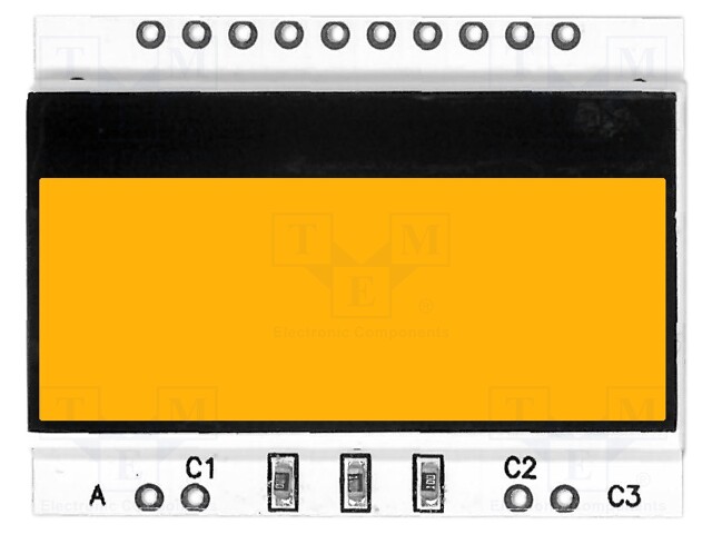 Backlight; Application: EADOGS104; LED; 36x27.5x2.6mm; amber