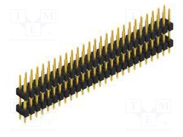 Connector: pin strips; pin header; male; PIN: 52; 2.54mm; THT; 2x26