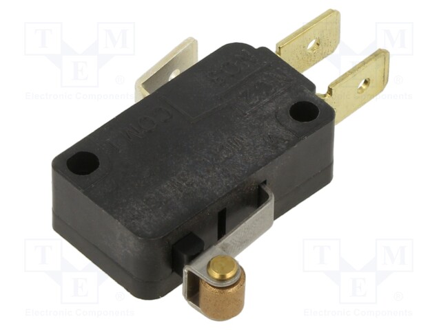 Microswitch SNAP ACTION; with lever (with roller); SPDT; Pos: 2