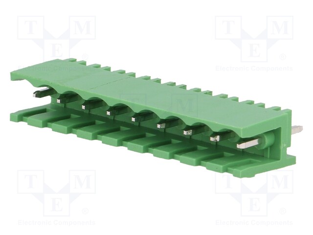 Pluggable terminal block; 5mm; ways: 9; straight; socket; male