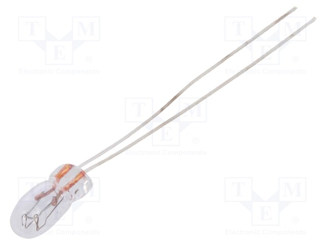 Filament lamp: miniature; 12VDC; 50mA; Bulb: T1; Ø: 3mm; L: 7mm