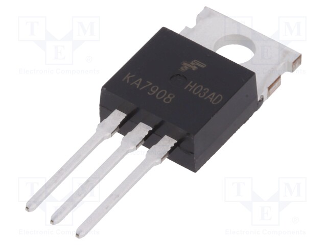 IC: voltage regulator; linear,fixed; -8V; 1A; TO220; THT