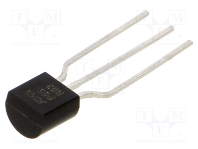 Transistor: PNP; bipolar; 60V; 0.5A; 0.625W; TO92