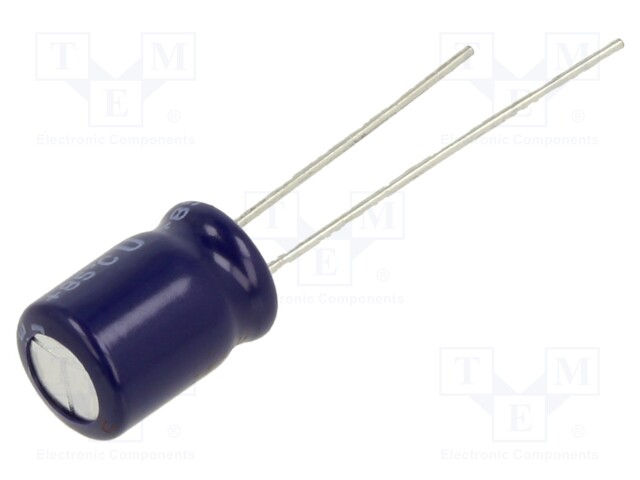 Electrolytic Capacitor, 33 µF, 50 V, SU(Bi-polar) Series, ± 20%, Radial Leaded, 2000 hours @ 85°C