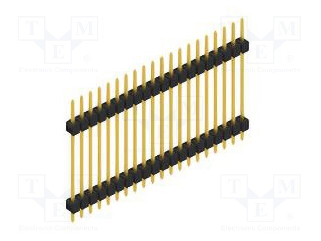Connector: pin strips; pin header; male; PIN: 20; 2.54mm; THT; 1x20