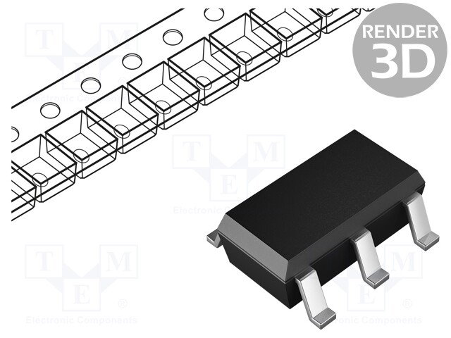 Current Sense Amplifier, 1 Amplifier, 28 µA, SC-70, 6 Pins, -40 °C, 125 °C
