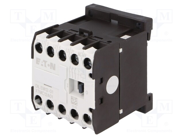 Contactor: 3-pole; NO x3; Auxiliary contacts: NC; 110VAC; 12A; DIN
