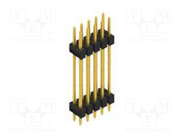 Connector: pin strips; pin header; male; PIN: 10; 2.54mm; THT; 2x5