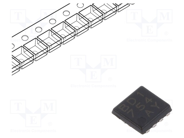 IC: driver; LED controller; HSON8; 32mA; 0.2÷4.1V; Ch: 4; 2.7÷5.5VDC