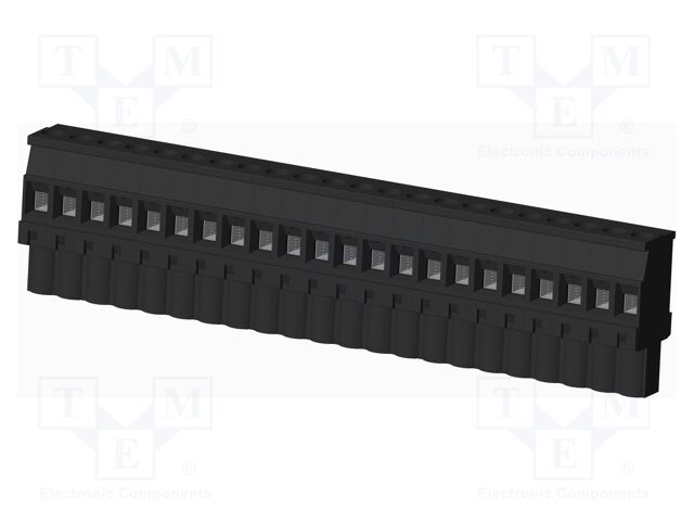Connector: pluggable terminal block; plug; female; angled 90°