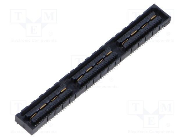 Connector: PCB to PCB; female; PIN: 120; 0.8mm; QSE; gold-plated