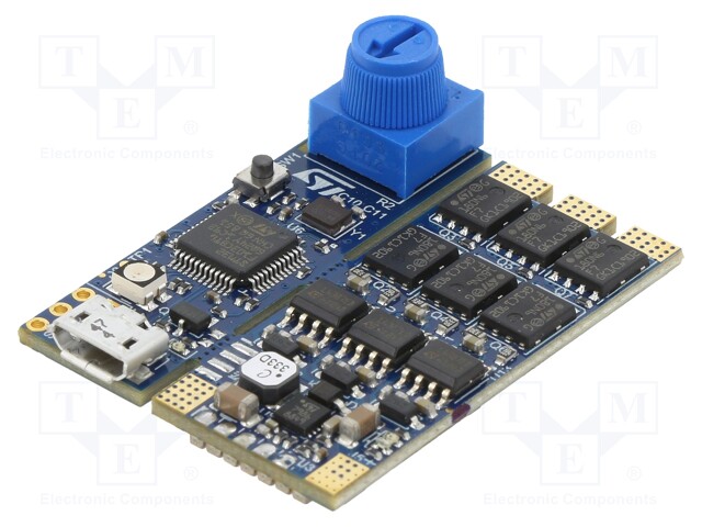 Dev.kit: STM32; STM32G431; USB; prototype board