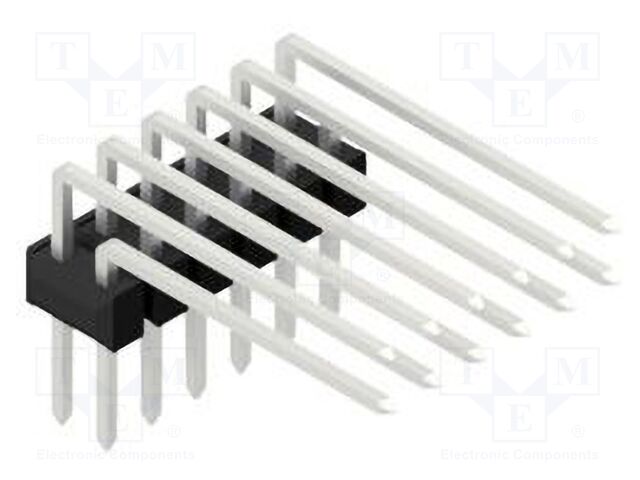 Connector: pin strips; pin header; male; PIN: 12; 2.54mm; THT; 2x6