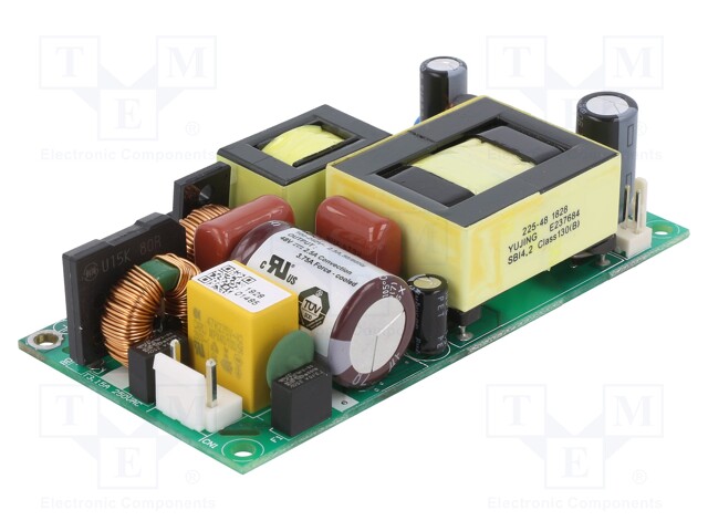 AC/DC Open Frame Power Supply (PSU), ITE & Medical, 1 Output, 120 W, 180W @ 10CFM