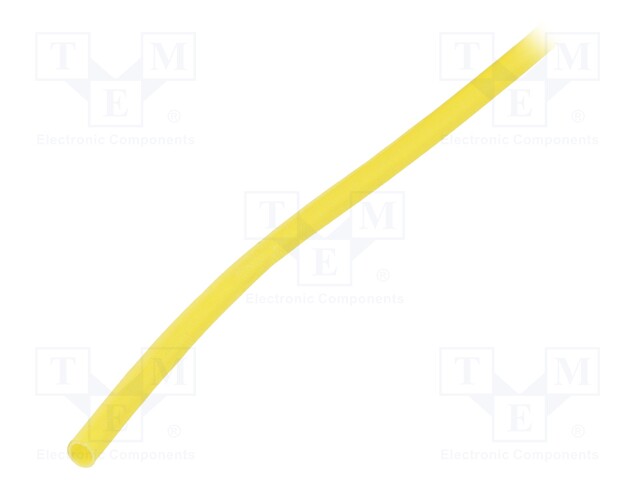 Insulating tube; yellow; -20÷155°C; Øint: 0.5mm; L: 200m
