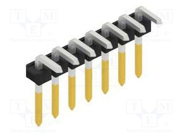 Connector: pin strips; pin header; male; PIN: 7; 2.54mm; THT; 1x7