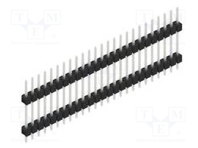 Connector: pin strips; pin header; male; PIN: 25; 2.54mm; THT; 1x25