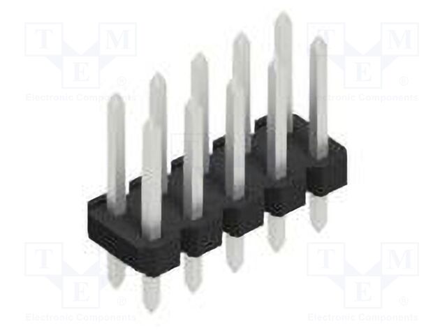 Connector: pin strips; pin header; male; PIN: 10; 2.54mm; THT; 2x5