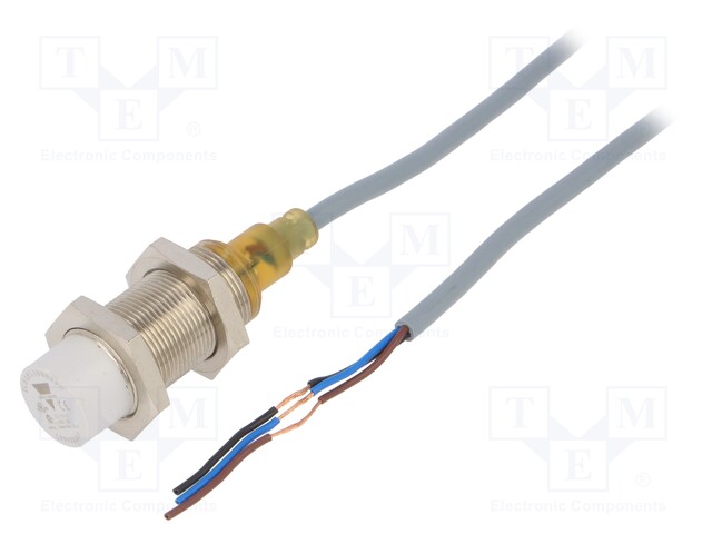 Sensor: inductive; Output conf: PNP / NO; 0÷8mm; 10÷36VDC; M18