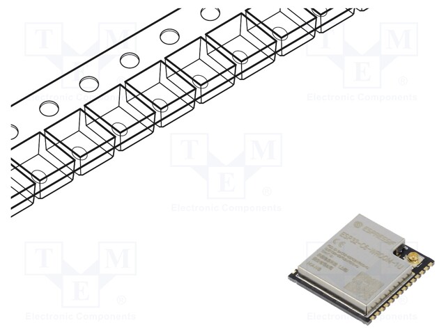 Module: IoT; Bluetooth Low Energy,WiFi; external; SMD; Flash: 8MB