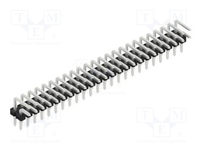Connector: pin strips; pin header; male; PIN: 48; 2.54mm; THT; 2x24
