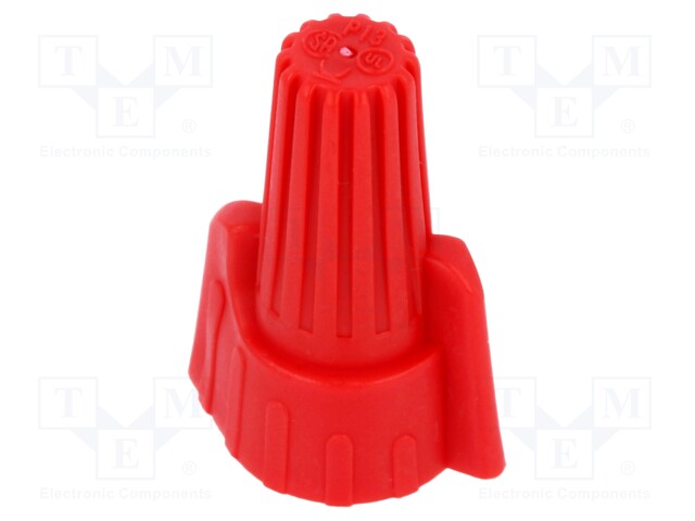 Close end; Twist Splice; 18AWG÷8AWG; screwed; red; max.105°C; 600V