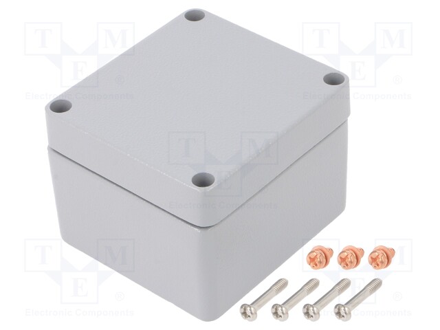 Enclosure: multipurpose; X: 75mm; Y: 80mm; Z: 57mm; S-8100; aluminium