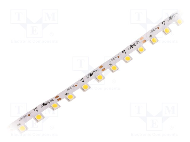LED tape; white neutral; LED/m: 60; SMD; 5050; 12V; W: 13mm; angular