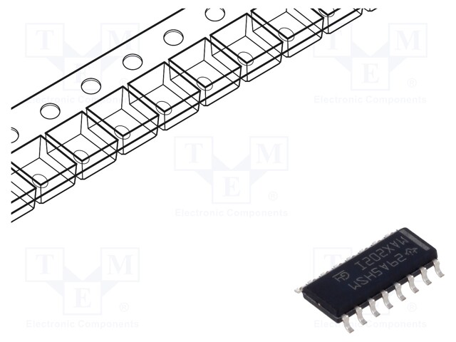 IC: interface; receiver,line driver; RS232; 120kbps; SOIC16