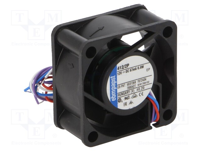 Fan: DC; axial