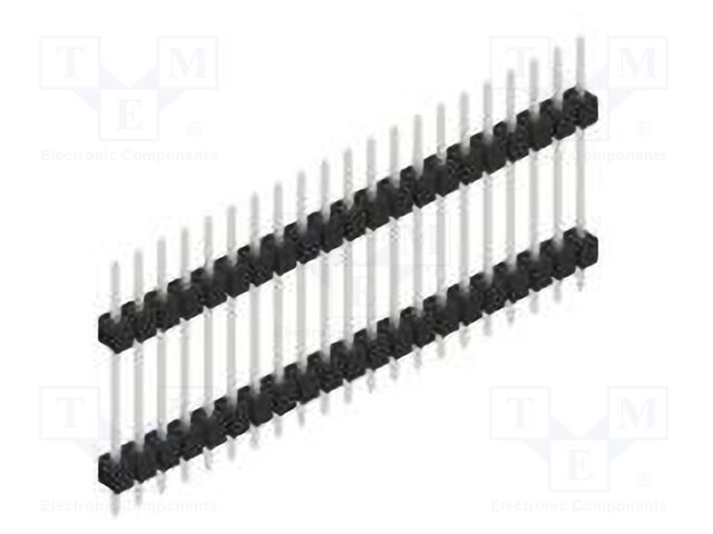 Connector: pin strips; pin header; male; PIN: 21; 2.54mm; THT; 1x21