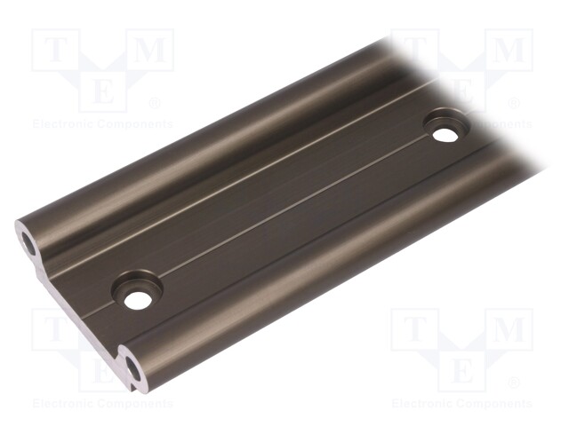 Double rail; aluminium; Ø: 16mm; L: 1250mm; W: 60mm; DryLin® W