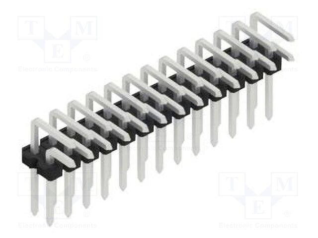 Connector: pin strips; pin header; male; PIN: 26; 2.54mm; THT; 2x13