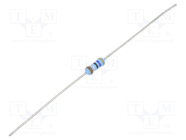 Resistor: thin film; THT; 3.6Ω; 600mW; ±5%; Ø2.5x6.5mm; 50ppm/°C