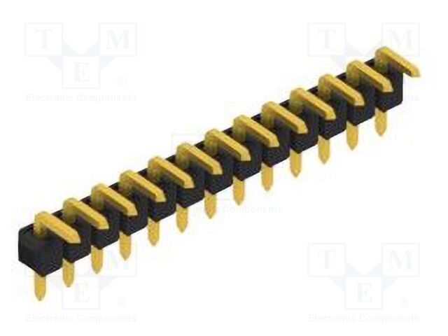 Connector: pin strips; pin header; male; PIN: 13; 2.54mm; THT; 1x13