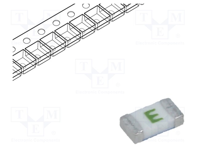 Fuse: fuse; quick blow; 375mA; SMD; ceramic; Case: 1206; 437