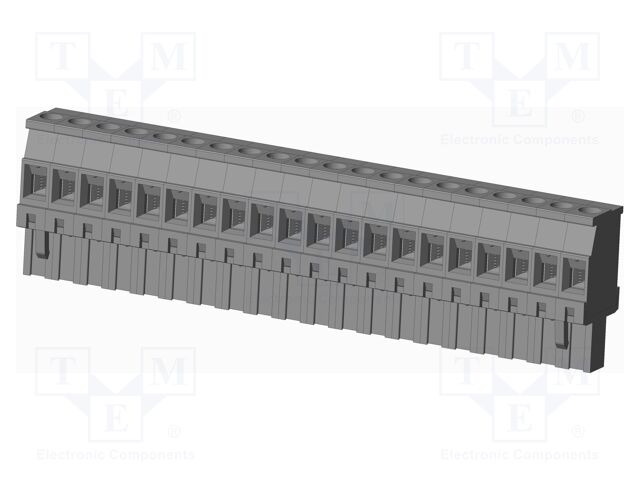 Connector: pluggable terminal block; plug; female; angled 90°