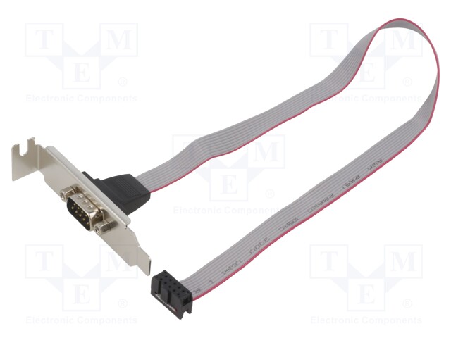 Transition: adapter; 10pin IDC,D-Sub 9pin plug; 0.4m; Cablexpert