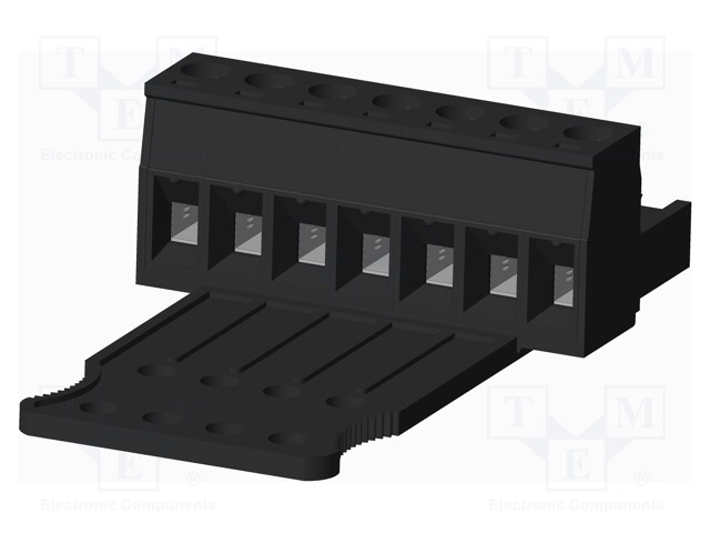 Connector: pluggable terminal block; plug; female; straight; 300V