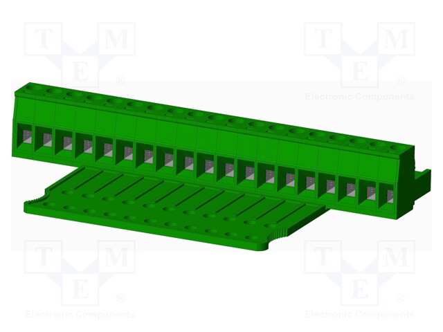 Connector: pluggable terminal block; plug; female; straight; 5mm