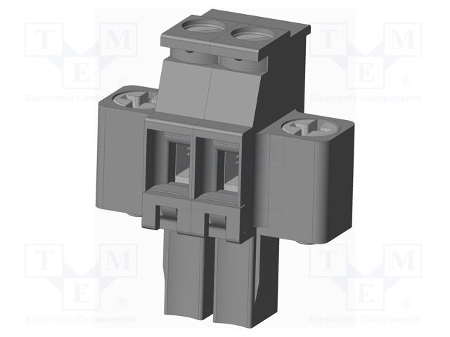 Connector: pluggable terminal block; plug; female; angled 90°