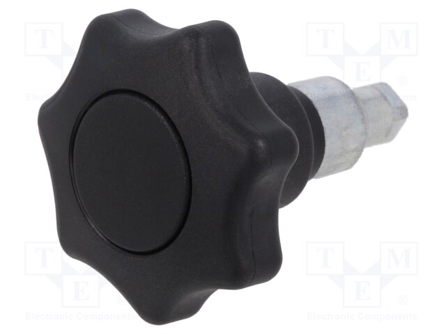 Lock; cast zinc; 50mm; Kind of insert bolt: with thumbwheel